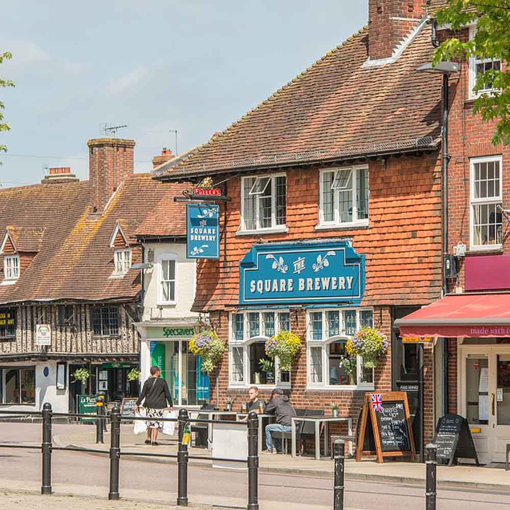 A colour image of the historic town of Petersfield - Plumber Petersfield- Elements